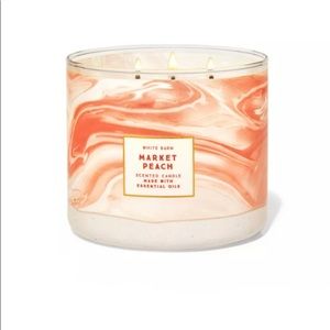 Bath and Body Works Market Peach Three Wick Candle